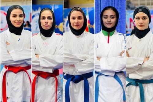 بانوان کاراته کای اعزامی به بازی های کشور های اسلامی عرضه شدند