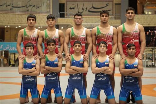 صعود 3 نماینده ایران به نیمه نهایی کشتی فرنگی نوجوانان جهان