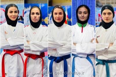 بانوان کاراته کای اعزامی به بازی های کشور های اسلامی عرضه شدند