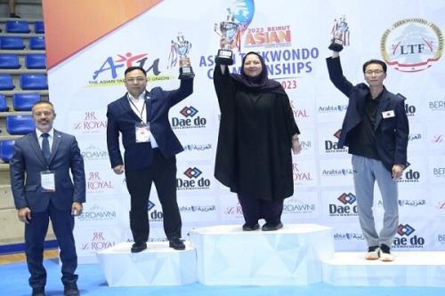 دختران تکواندو ایران قهرمان آسیا شدند