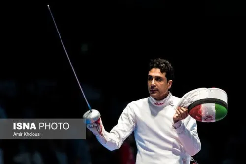 قهرمانی شمشیرباز اپه ایران در مسابقات دبی