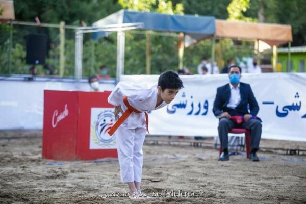 برگزاری نخستین دوره رقابت های كاراته بعد از شیوع ویروس كرونا در اصفهان
